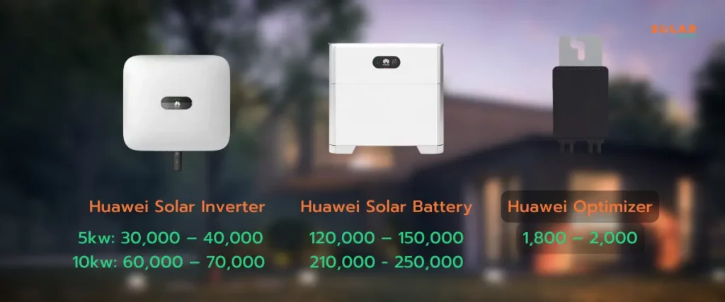 huawei solar inverter, huawei batter and huawei optimizer price
